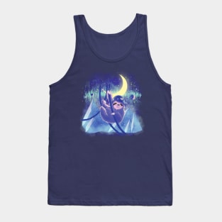 Sloth Away to the Moon River Tank Top